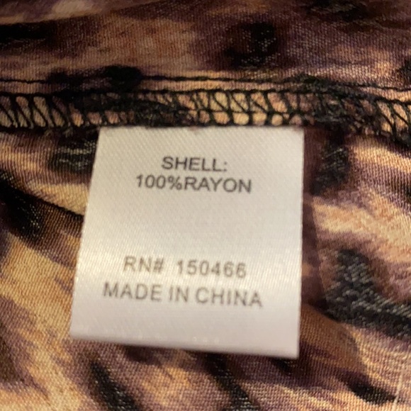 Stitch Fix 41 Hawthorn Leopard V-Neck Dress Tank - Picture 4 of 5